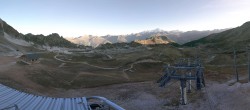 Archived image Webcam Les Arcs - top station chairlift Arcabulle 07:00
