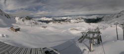 Archiv Foto Webcam Les Arcs - Bergstation Sessellift Arcabulle 11:00
