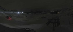 Archived image Webcam Les Arcs - top station chairlift Arcabulle 01:00