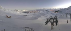 Archived image Webcam Les Arcs - top station chairlift Arcabulle 06:00