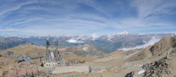 Archiv Foto Webcam Peisey Vallandry - Bergstation Gondel L`Aiguille Rouge 11:00