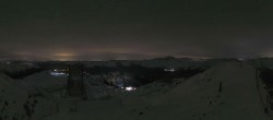 Archiv Foto Webcam Peisey Vallandry - Bergstation Gondel L`Aiguille Rouge 03:00
