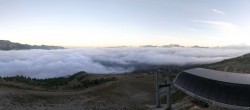Archiv Foto Webcam Peisey Vallandry - Bergstation Sessellift Grizzly 06:00
