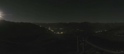 Archived image Webcam Peisey Vallandry - Top station of chairlift Grizzly 23:00