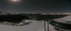 Archived image Webcam Peisey Vallandry - Top station of chairlift Grizzly 01:00