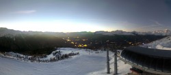 Archiv Foto Webcam Peisey Vallandry - Bergstation Sessellift Grizzly 17:00