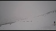Archiv Foto Webcam Marmot Basin: Upper Mountain 08:00