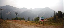Archived image Webcam Lake Louise: Panorama Ptarmigan 08:00