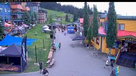 Archiv Foto Webcam Silver Star Mountain Resort Blick auf das Dorf 18:00