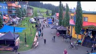 Archiv Foto Webcam Silver Star Mountain Resort Blick auf das Dorf 08:00