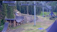 Archived image Webcam Silver Queen Slope and chair lift 18:00