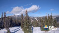 Archived image Webcam Sun Peaks - View Mt. Tod 10:00