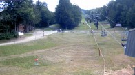 Archiv Foto Webcam Mont Sutton: Aussicht auf die Talstation 13:00