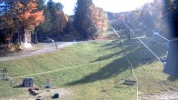 Archived image Webcam Mont Sutton: base area 13:00