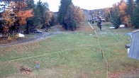 Archived image Webcam Mont Sutton: base area 13:00