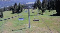 Archiv Foto Webcam Bridger Bowl: Alpine Lift 13:00