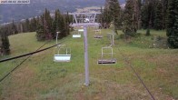 Archiv Foto Webcam Bridger Bowl: Alpine Lift 19:00