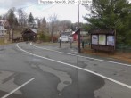 Archived image Webcam view of the information center at Old Forge 13:00