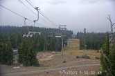 Archived image Webcam Timberline Lodge Ski Area - View Jeff Flood Express 06:00