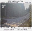 Archiv Foto Webcam Willamette Pass: Blick auf die Strasse 07:00