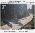 Archiv Foto Webcam Willamette Pass: Blick auf die Strasse 09:00