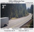 Archiv Foto Webcam Willamette Pass: Blick auf die Strasse 11:00
