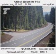 Archiv Foto Webcam Willamette Pass: Blick auf die Strasse 13:00
