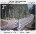 Archiv Foto Webcam Willamette Pass: Blick auf die Strasse 15:00