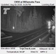 Archiv Foto Webcam Willamette Pass: Blick auf die Strasse 21:00