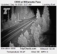 Archiv Foto Webcam Willamette Pass: Blick auf die Strasse 05:00