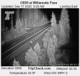 Archiv Foto Webcam Willamette Pass: Blick auf die Strasse 05:00