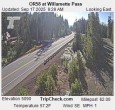 Archiv Foto Webcam Willamette Pass: Blick auf die Strasse 09:00