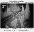 Archiv Foto Webcam Willamette Pass: Blick auf die Strasse 06:00
