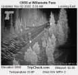 Archiv Foto Webcam Willamette Pass: Blick auf die Strasse 05:00