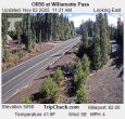 Archiv Foto Webcam Willamette Pass: Blick auf die Strasse 11:00