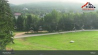 Archiv Foto Webcam Harrachov: Skipiste und Skisprunganlage am Teufelsberg 08:00