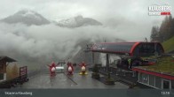 Archiv Foto Webcam Ahrntal - Bergstation Kabinenbahn Klausberg 12:00