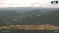 Archiv Foto Webcam Blick auf Vratna-Chleb (1457m) 12:00