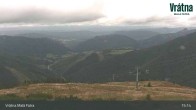 Archiv Foto Webcam Blick auf Vratna-Chleb (1457m) 14:00