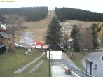 Archiv Foto Webcam Oberwiesenthal: Talstation Schwebebahn Fichtelberg 13:00
