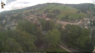 Archiv Foto Webcam Rathaus Eibenstock: Blick Skihang 09:00
