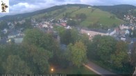 Archiv Foto Webcam Rathaus Eibenstock: Blick Skihang 05:00