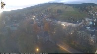 Archiv Foto Webcam Rathaus Eibenstock: Blick Skihang 05:00