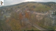 Archiv Foto Webcam Rathaus Eibenstock: Blick Skihang 13:00