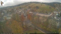 Archiv Foto Webcam Rathaus Eibenstock: Blick Skihang 07:00