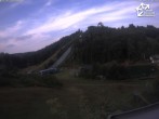 Archived image Webcam Winterberg: Quick Jet base station - View Ski Jumping Hill 17:00