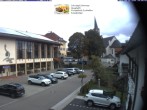 Archiv Foto Webcam Schönwald: Rathaus und Kirche 09:00