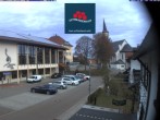 Archiv Foto Webcam Schönwald: Rathaus und Kirche 09:00