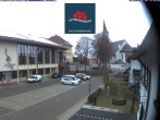 Archived image Webcam Town hall and church, Schoenwald 15:00