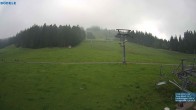 Archiv Foto Webcam Bödele: Blick auf den Lanklift 13:00